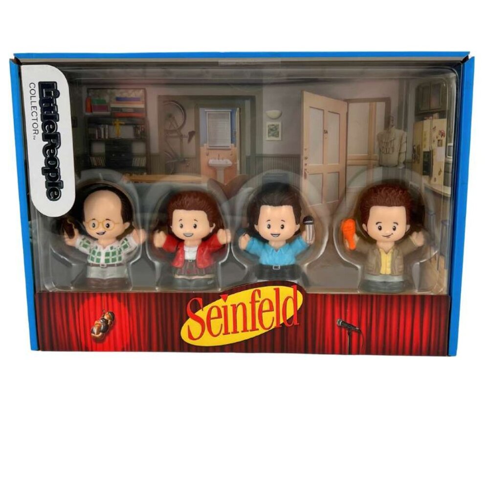 Fisher-Price Little People Seinfeld Characters | 4 Piece | 90's Sitcome |Ages 1+